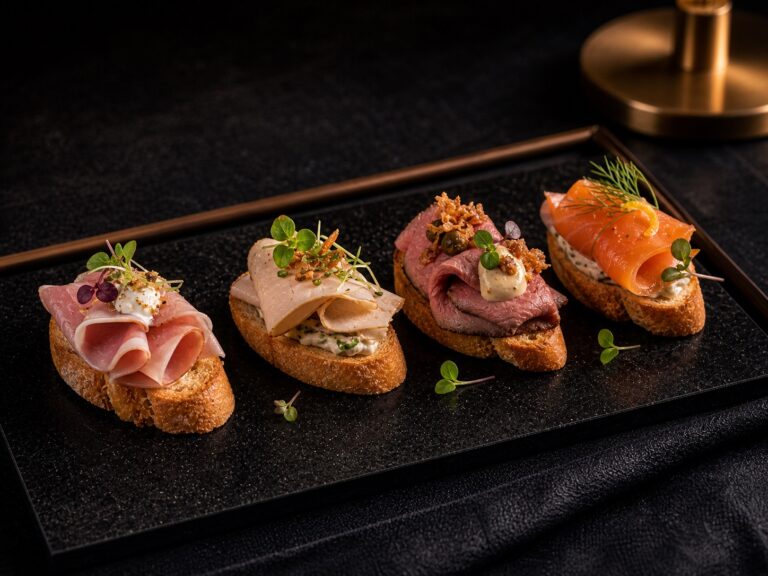 Crostini mit verschiedenem Belag