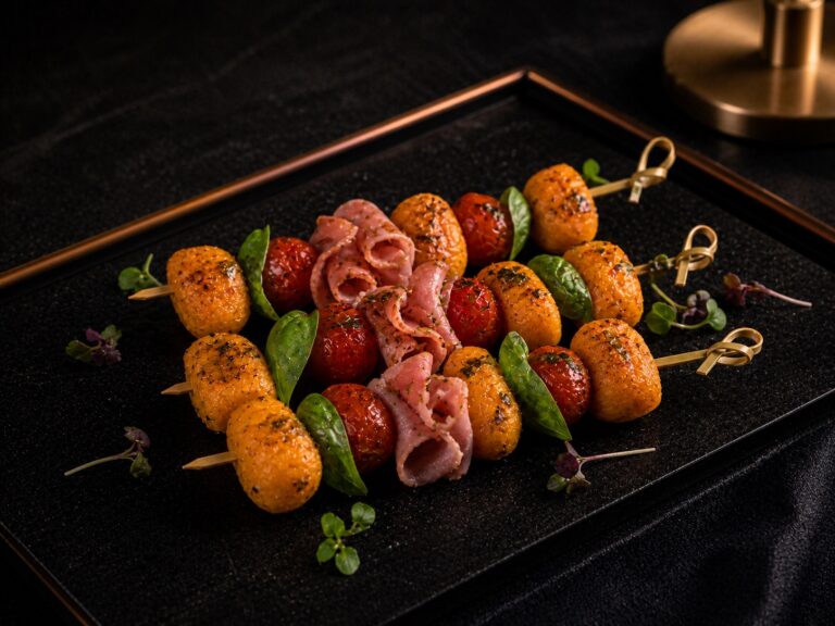 Süßkartoffel-Gnocchi-Spieße