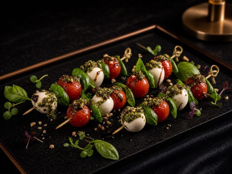 Tomaten-Mozzarella-Spieße